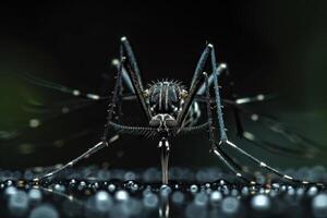 A mosquito with long legs and long antennae photo