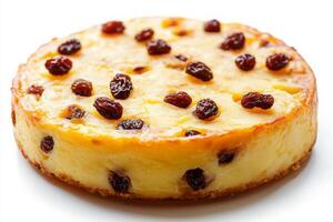 A cake with raisins photo