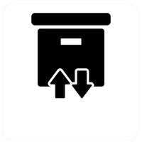 Delivery Message and parcel icon concept vector