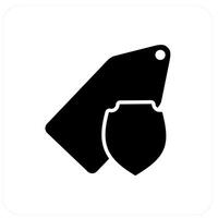 Tag Security and label icon concept vector