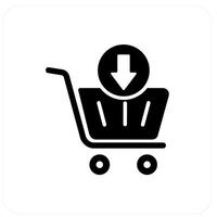 Download Cart and trolley icon concept vector