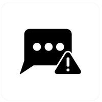 Message Error and notification icon concept vector