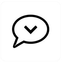 Message and chat icon concept vector
