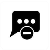 Remove Message and delete icon concept vector