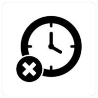 Out Of Time icon concept vector