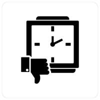 Like Time and time icon concept vector