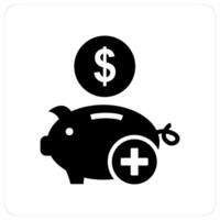 Add Savings and banking icon concept vector