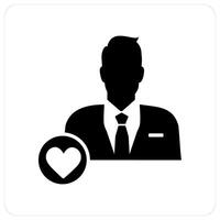 Favorite User and user icon concept vector