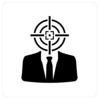 Business Target and goal icon concept vector