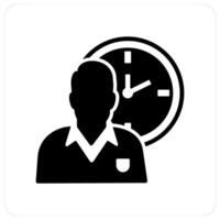 Time Management and management icon concept vector