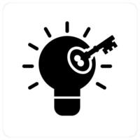 Key Point and pin icon concept vector