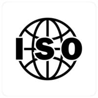 ISO and file icon concept vector