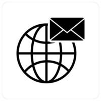 Global Message and message icon concept vector