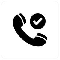Right Call and calling icon concept vector