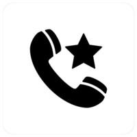 Favorite Call and calling icon concept vector