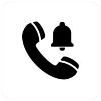 Call Notification and calling icon concept vector