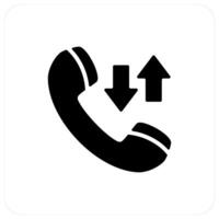 Synchronize Call and calling icon concept vector