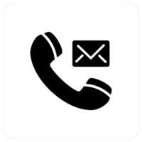 Call Message and calling icon concept vector