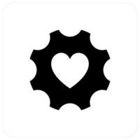 Favorite Setting and configuration icon concept vector