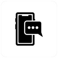 Mobile Message and message icon concept vector
