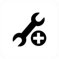 Add Settings and settings icon concept vector