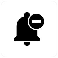 Wrong Notification and notification icon concept vector