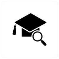 Education Search and study icon concept vector