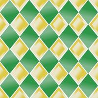 Seamless pattern with green and yellow squares. vector