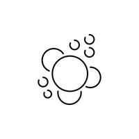 Foam Isolated Simple Icon for Infographics, Adverts, Web Sites, Apps and Other Types of Design vector
