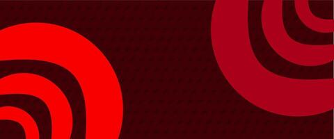 A red and black background with a red and black spiral vector