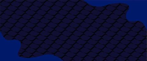 A blue background with a black fish scale pattern vector