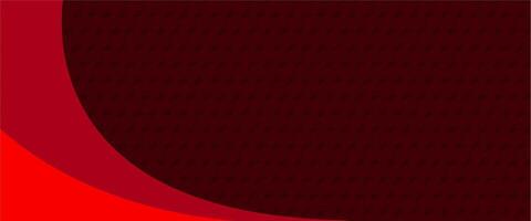 A red and black background with a curved line vector