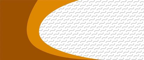 An orange and white background with a curved shape vector