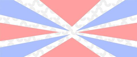 A red, white and blue striped background with a star in the middle vector