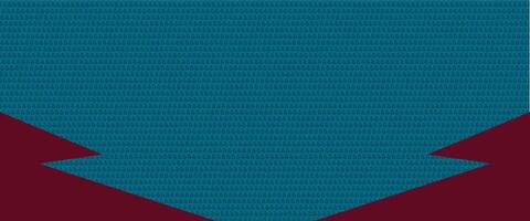 A blue and maroon flag with an arrow pointing down vector