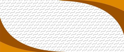 An orange and white background with a curved shape vector