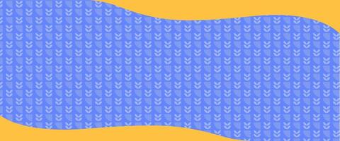A blue and yellow background with a pattern of blue and yellow vector