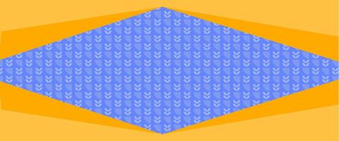 A blue diamond with a pattern on it vector