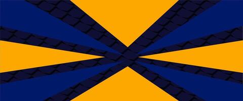 A blue and yellow background with a star in the middle vector