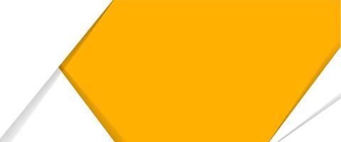 A yellow and white paper with a triangle shape vector