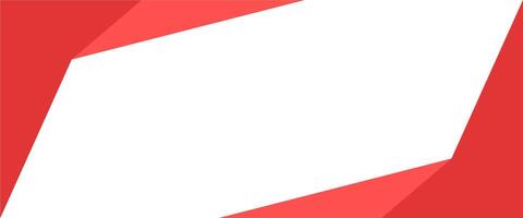 A red and white square with a white and red triangle vector