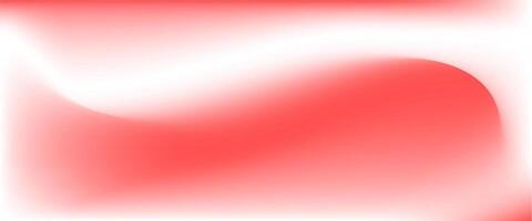 A red and white abstract background with a wavy shape vector