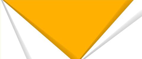 An orange triangle flag on a white background vector