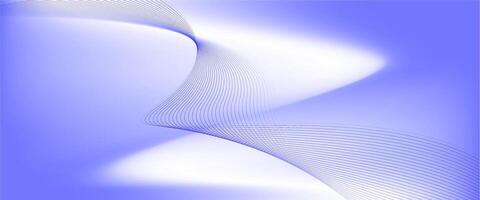 Abstract blue background with wavy lines vector