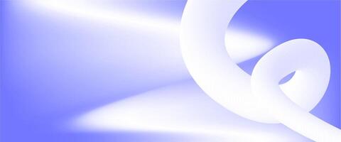 A white abstract background with a curved shape vector