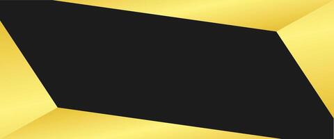 A black and gold square with a black border vector