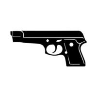 A gun icon on a white background vector