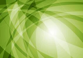 Green abstract tech wavy background vector