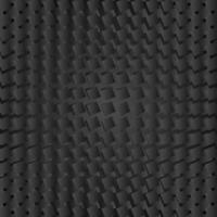 Abstract black geometric squares background vector