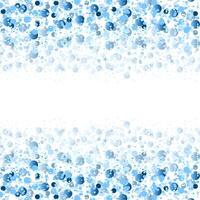 Blue circle particles festive abstract background vector